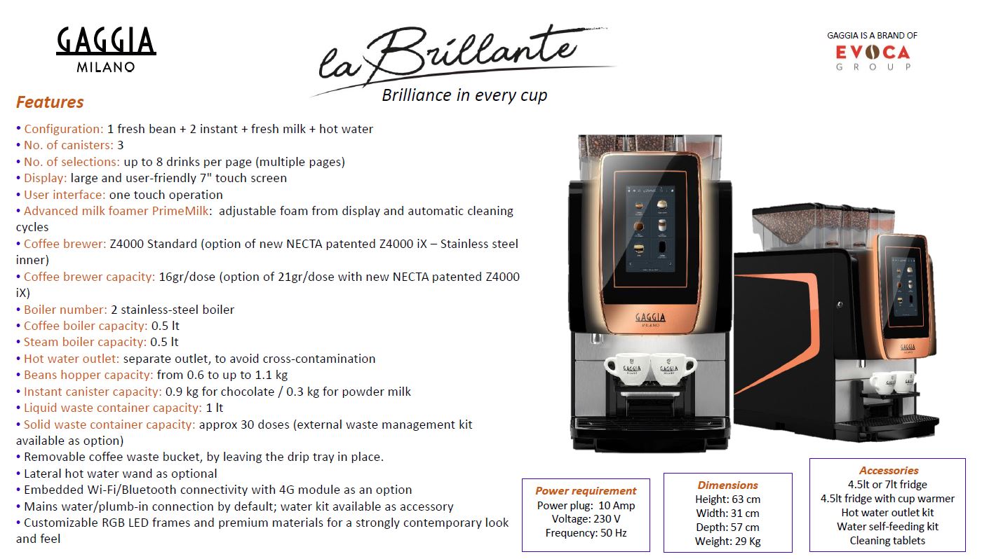 Gaggia La Brillante
