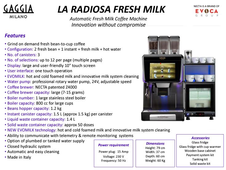 Gaggia La Radiosa
