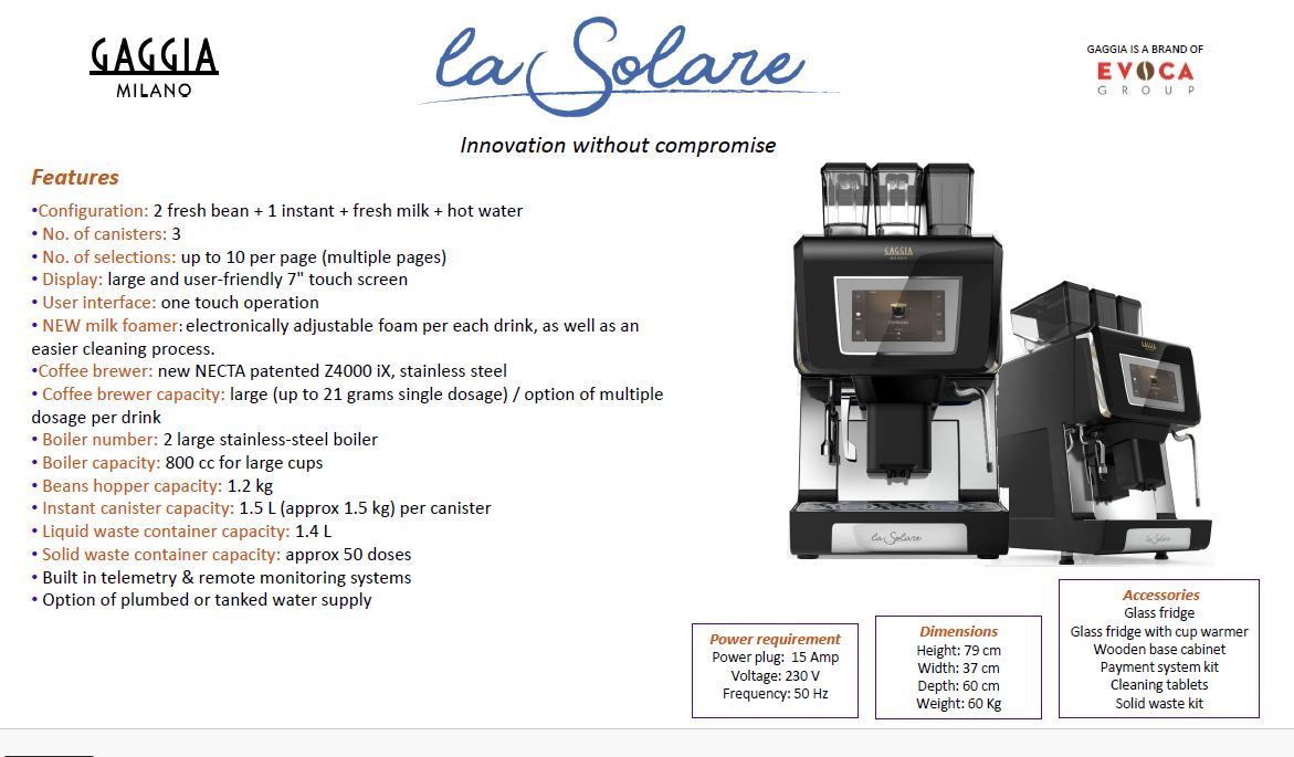 Gaggia La Solare