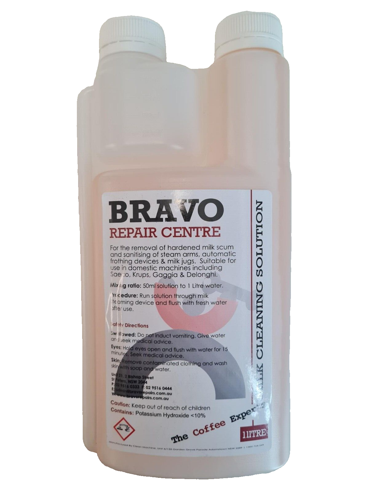 Milk Cleaning Solution - Bravo Repair Centre - 1 ltr